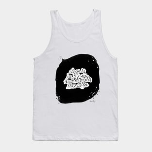 Love is in the air and it smells like coffee Tank Top